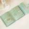 Pochette Bijoux en Cuir vert