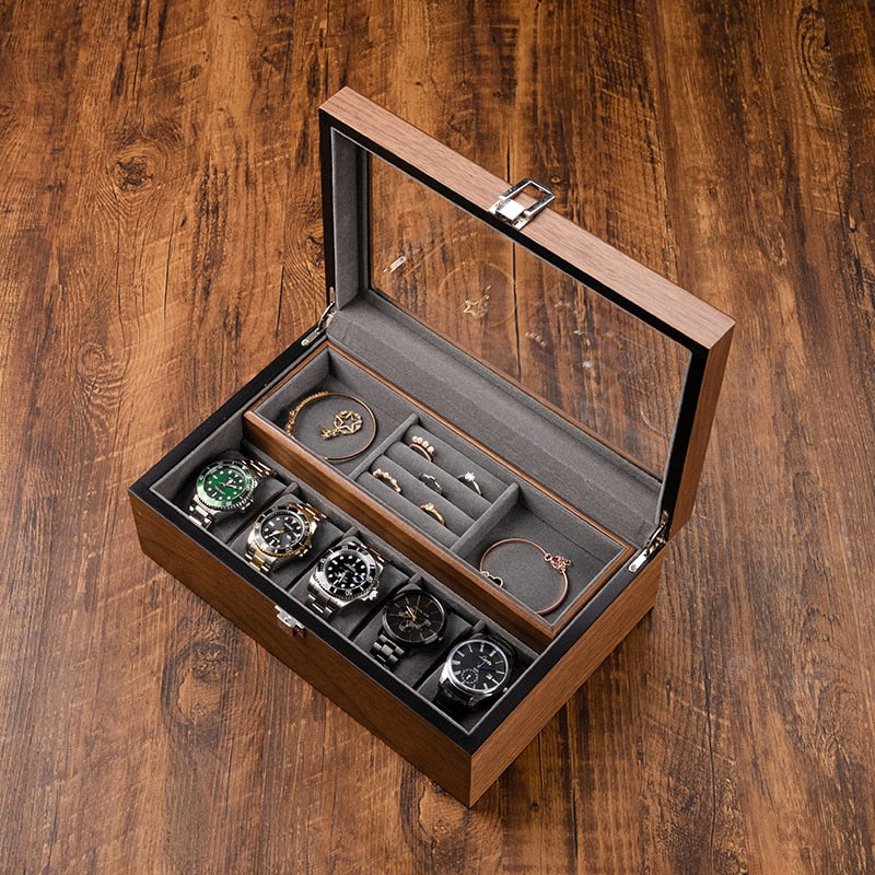 Boîte Bijoux pour Homme Bois
