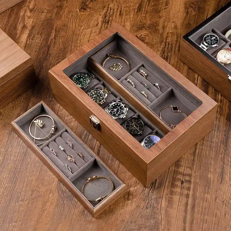 Boîte à Bijoux pour Homme Bois