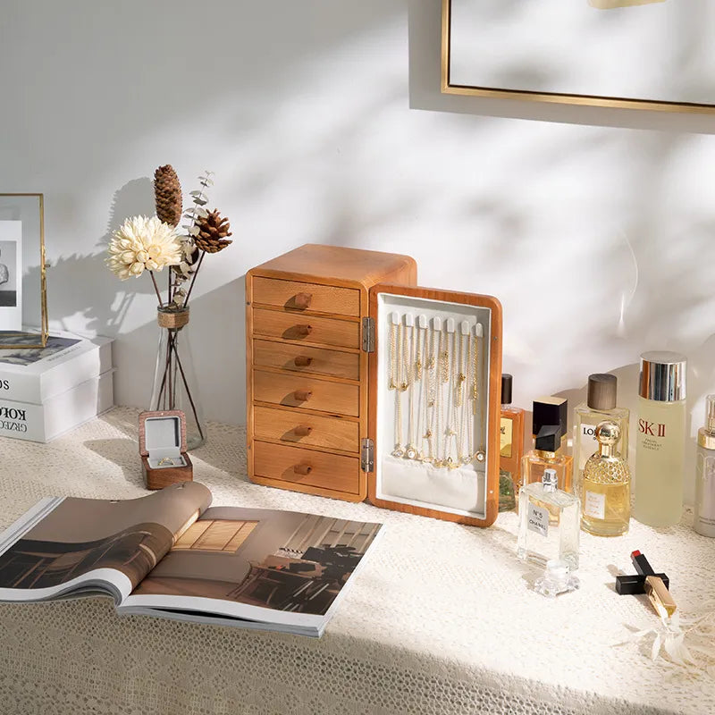 Boîte à Bijou en Bois Précieux