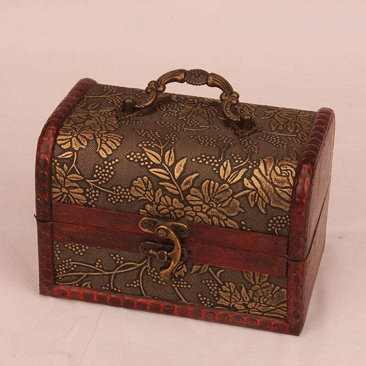 Boîte à Bijoux  en Bois Gravé