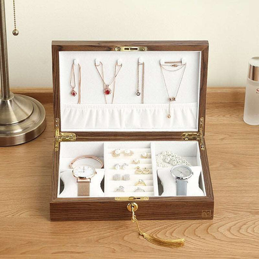 Boîte à Bijoux <br/> en Bois Personnalisée