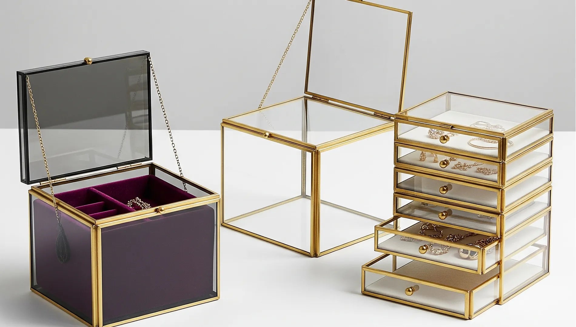 boite bijoux verre