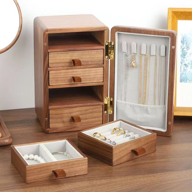 Boîte a Bijoux en Bois Précieux