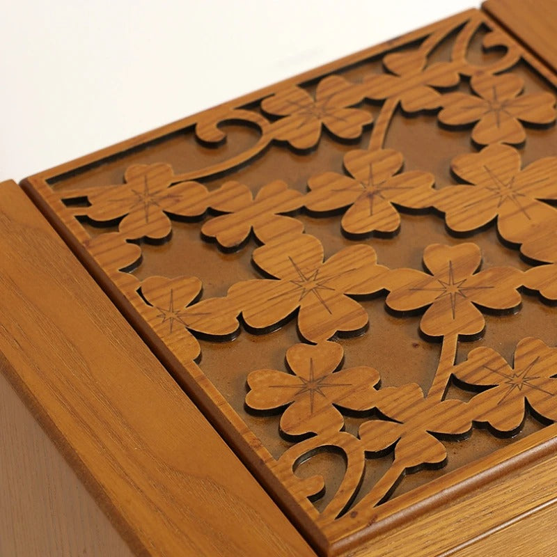 Boîte Bijoux en Bois Spacieuse motif