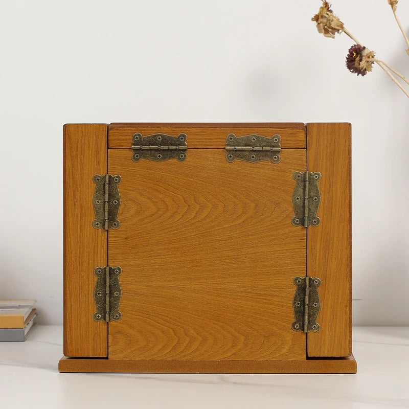 Boîte Bijoux en Bois Spacieuse robuste