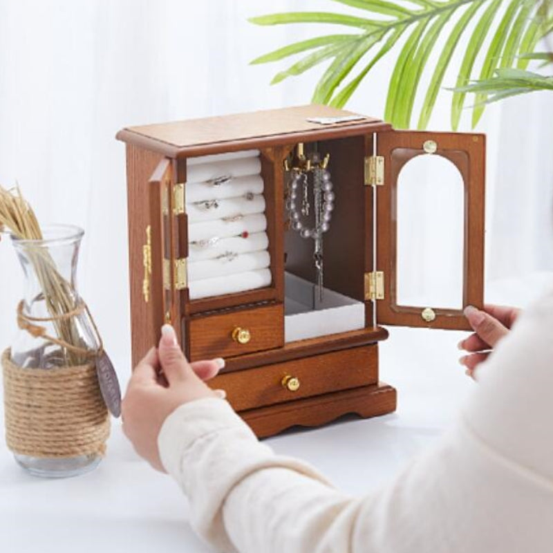 Boîte a Bijoux en Bois Ancienne