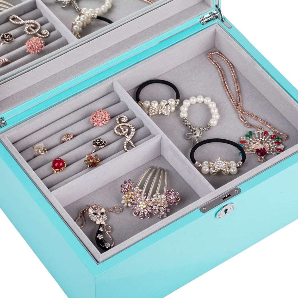 Boîte à Bijoux <br/> en Bois Peinte
