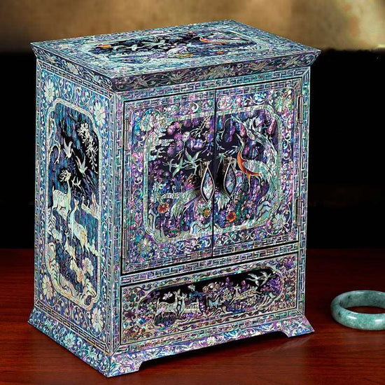 Boîte à Bijoux Asiatique Ancienne