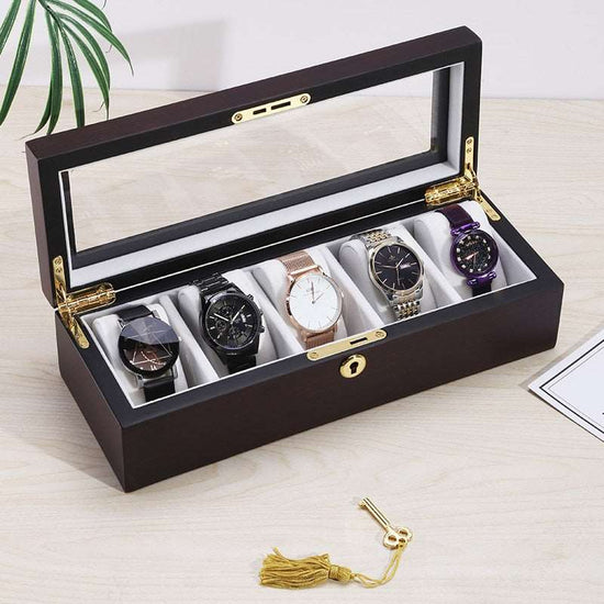 boite à bijoux montres mixtes bois