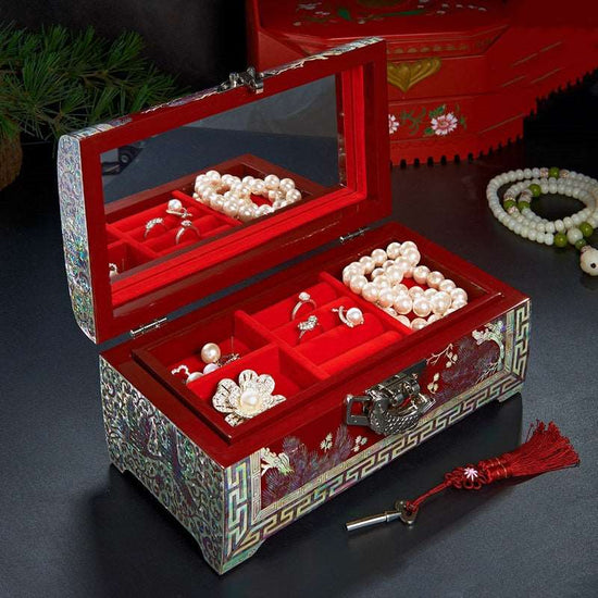 Boîte à Bijoux Chinoise Ancienne
