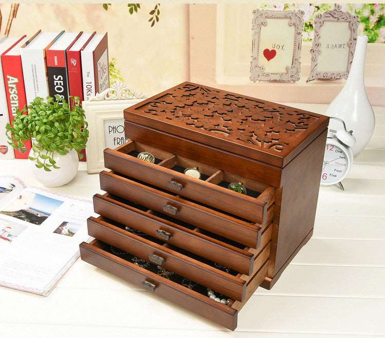 Boîte à Bijoux <br/> en Bois Artisanale