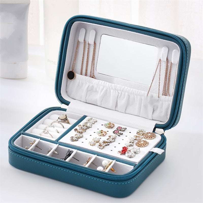 Boîte Bijoux de Voyage Cuir Fille