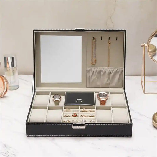Boîte Bijoux Homme Cuir