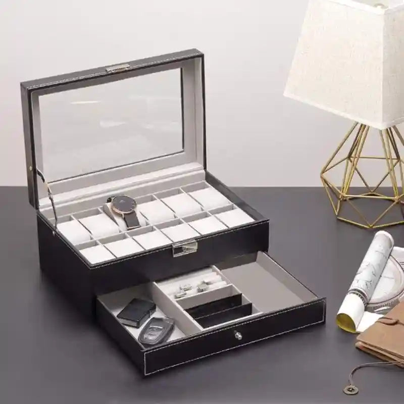 Coffret à Bijoux Pour Homme cuir