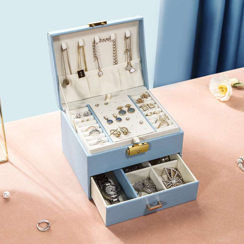 BS Boîte à bijoux pour femme et fille | Boîte à bijoux personnalisée BS Boîte à bijoux pour femme et fille | Boîte à bijoux personnalisée