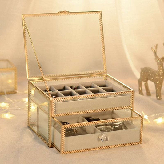Boîte à Bijoux Victoria en Verre