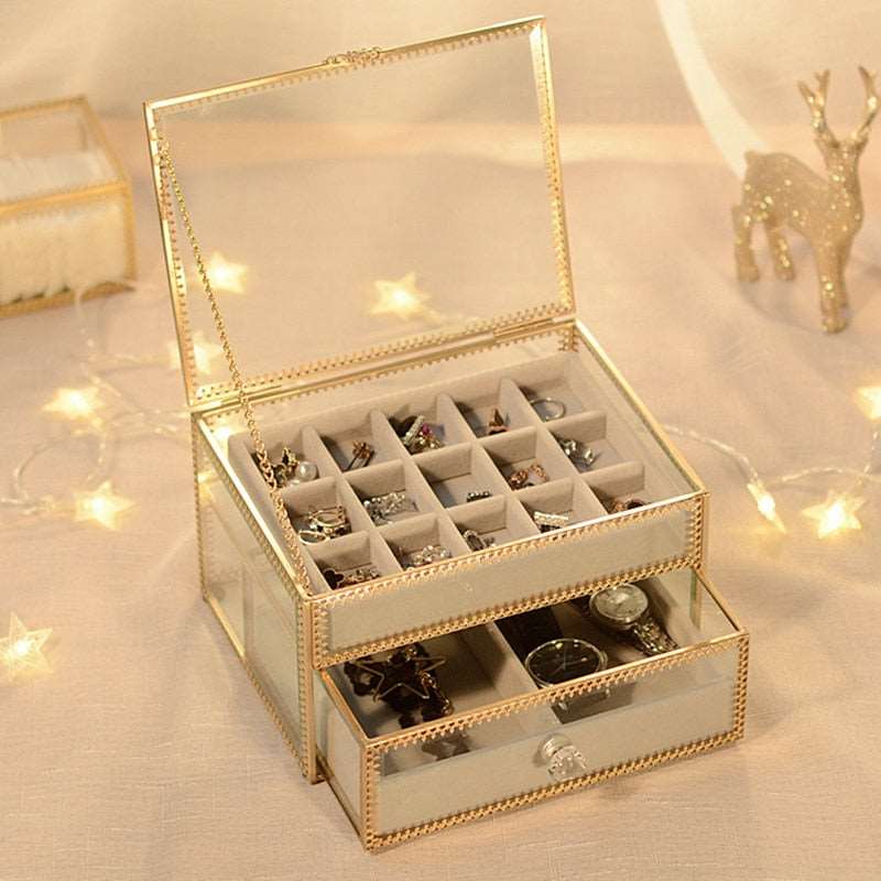 Boîte à Bijoux Victoria en Verre | Les Boîtes d'Aphrodite