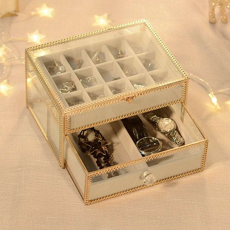 Boîte à Bijoux Victoria en Verre | Les Boîtes d'Aphrodite