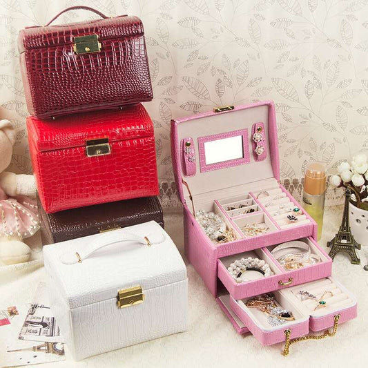 Boîte à Bijoux Pandora en Cuir | Les Boîtes d'Aphrodite