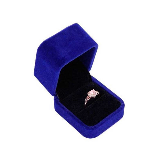 Écrin Bague Bleu Brillant