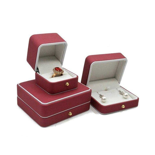 Écrin Bague Femme Cuir
