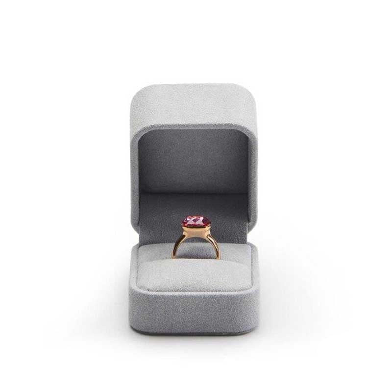 Écrin Bague Gris