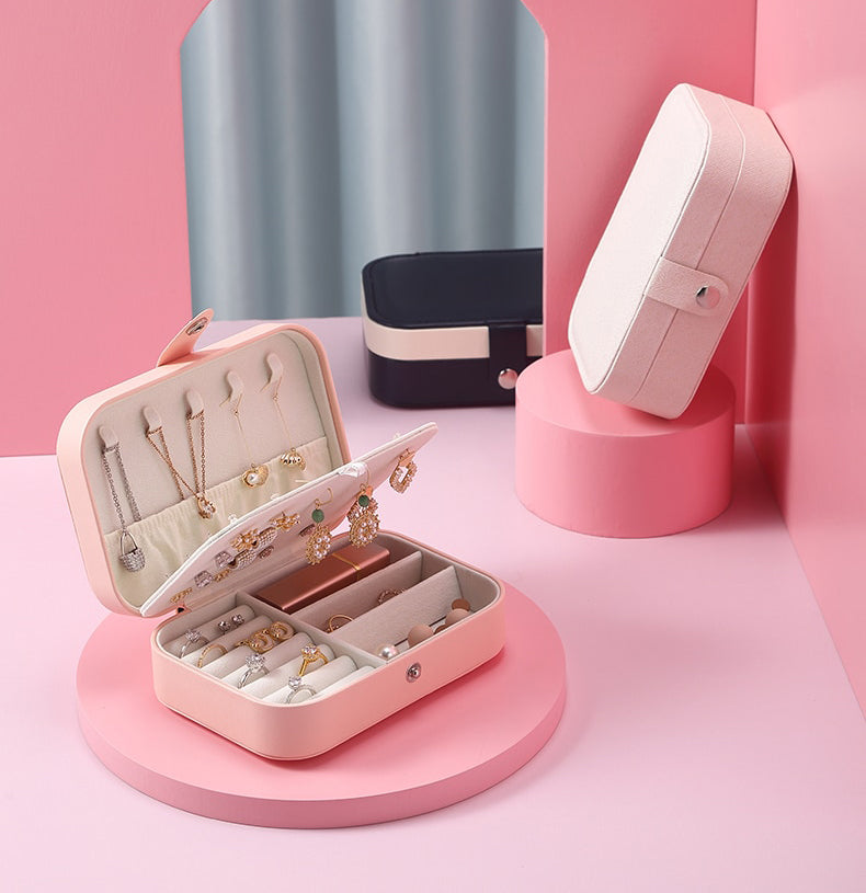 Boîte Bijou Voyage Cuir