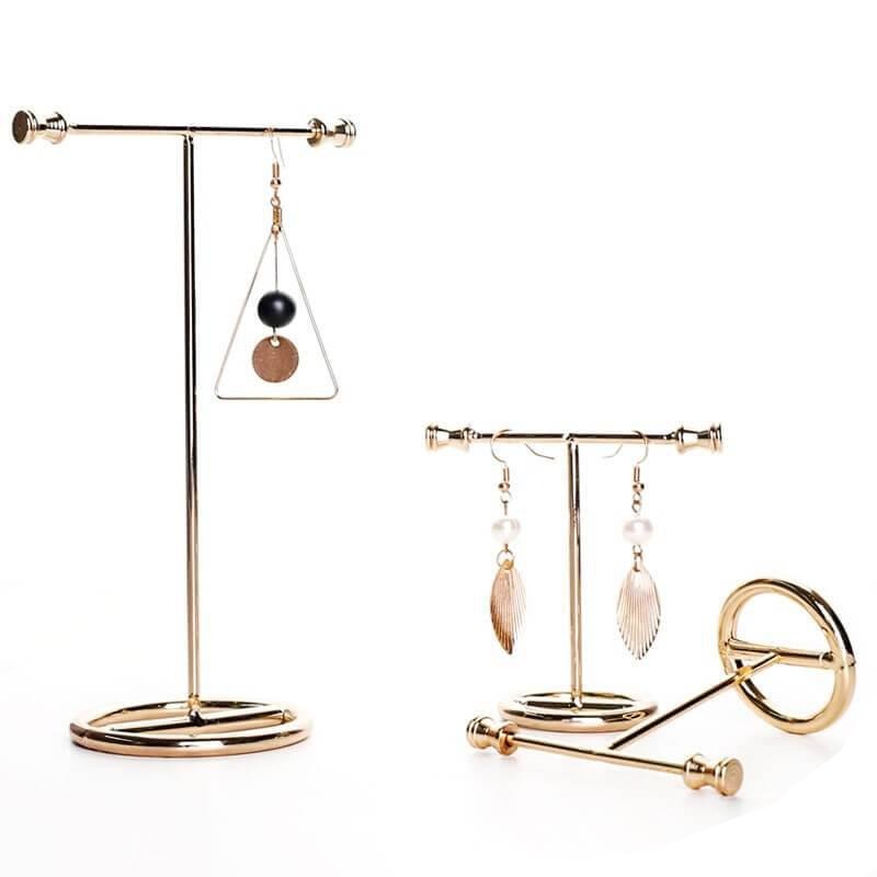 porte bijoux métal doré