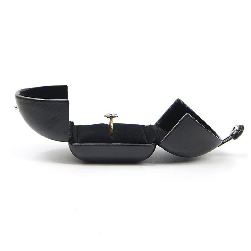 écrin à bijoux cuir noir