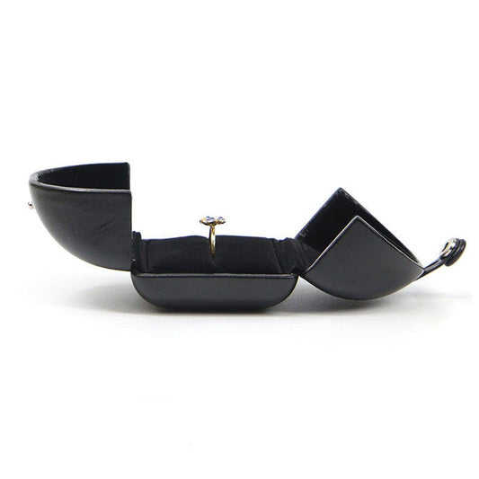 écrin à bijoux cuir noir