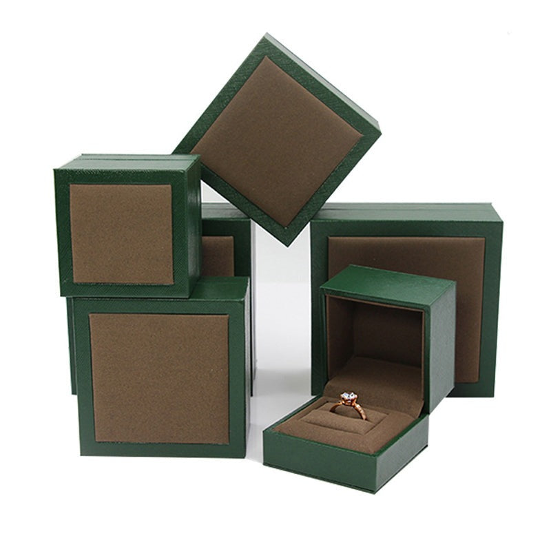 écrin à bijoux velours verte