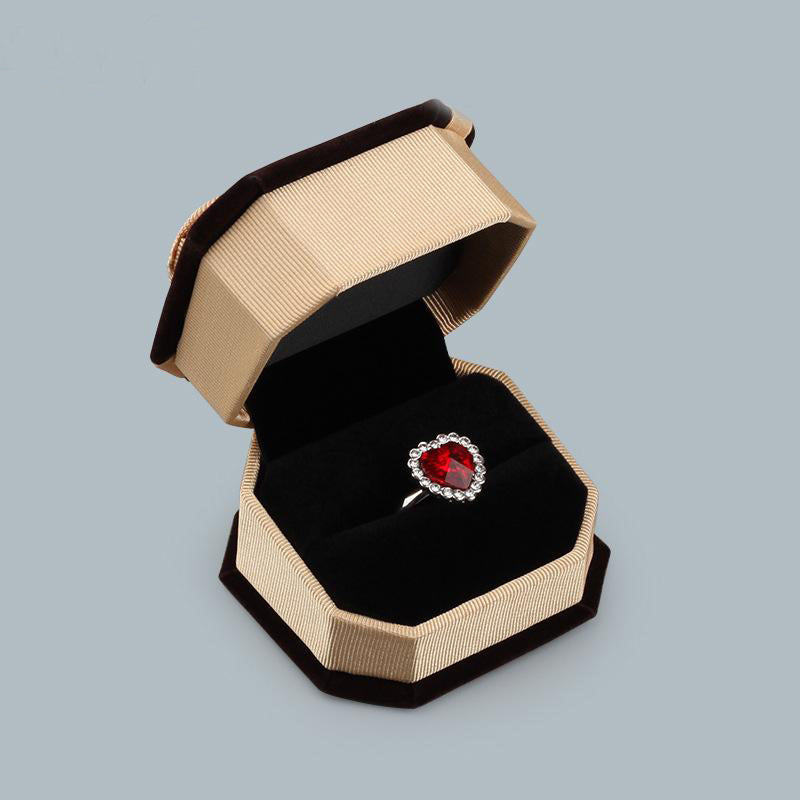 écrin à bijoux nœud rose noir