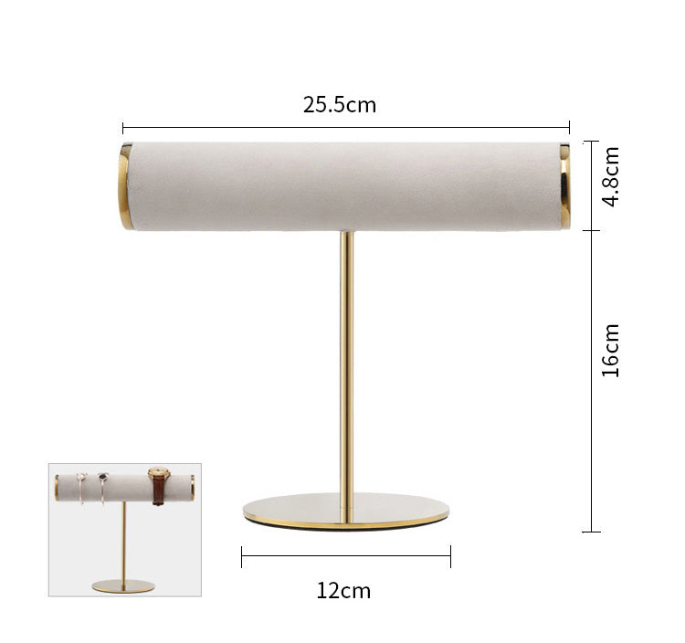 Porte Bijoux Velours et Laiton Dimensions