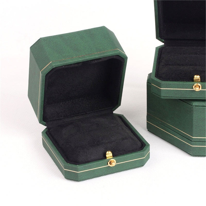 Écrin à Bijoux Vert (Bague)