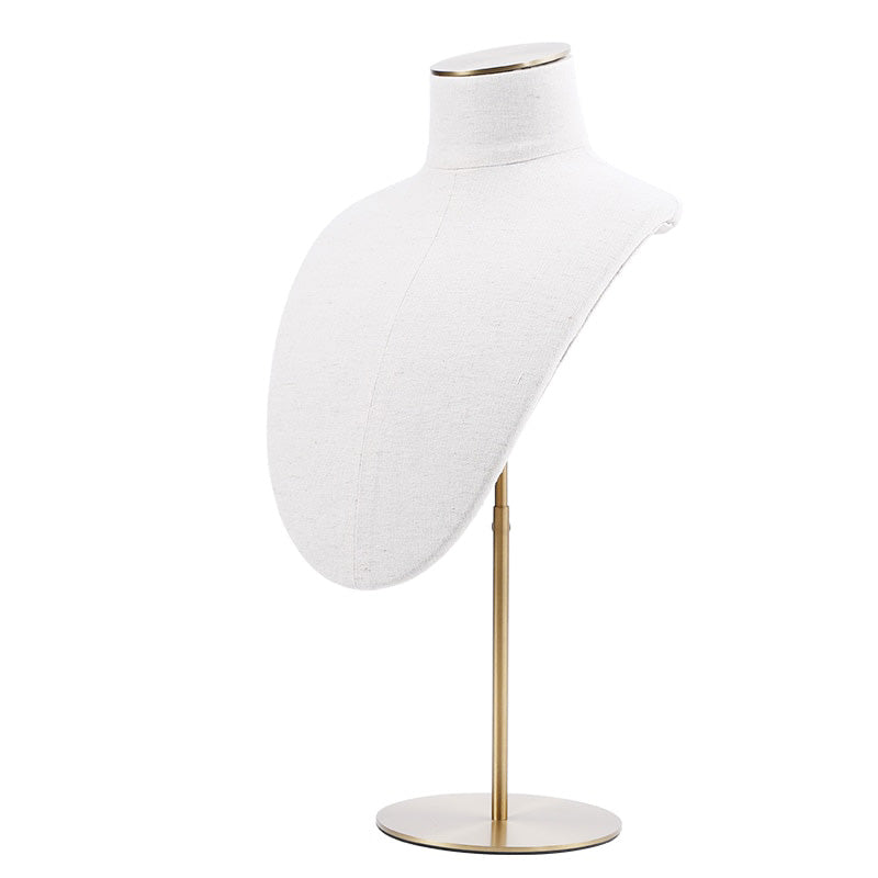 porte bijoux buste laiton brossé moderne