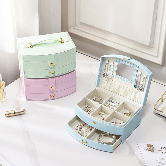 Boîte à Bijoux Femme Cuir