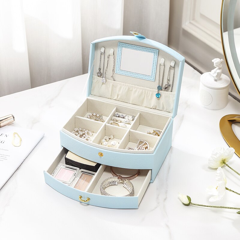 Boîte a Bijoux Femme Cuir
