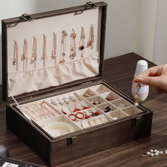 Boîte à Bijoux Simple Bois Fille