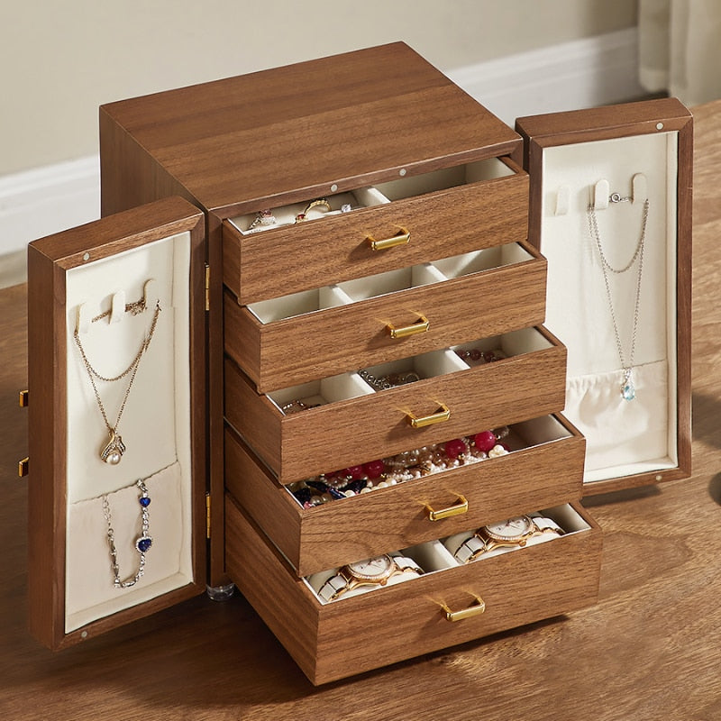 Boîte à Bijoux Originale en Bois