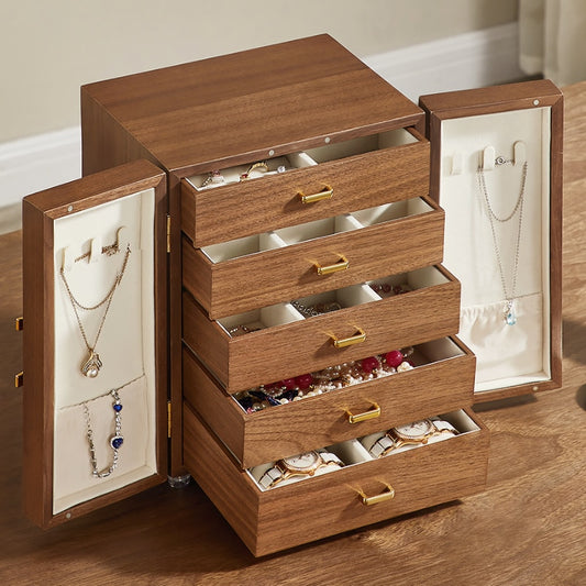 Boîte à Bijoux Originale en Bois