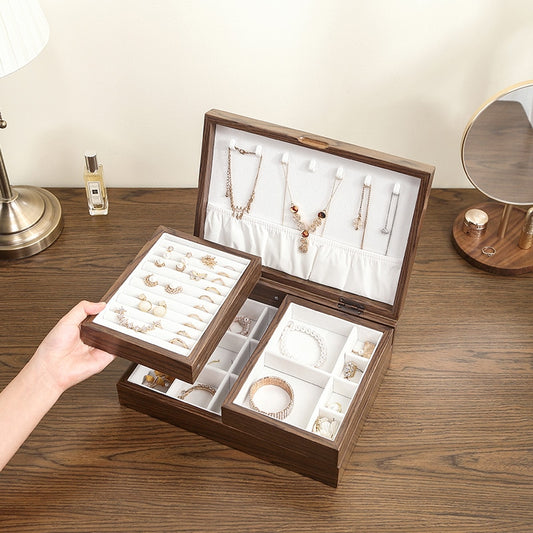 Boîte à Bijoux en Bois Modulable