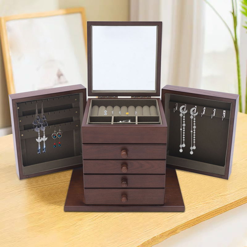 Boite à Bijoux Femme en Bois