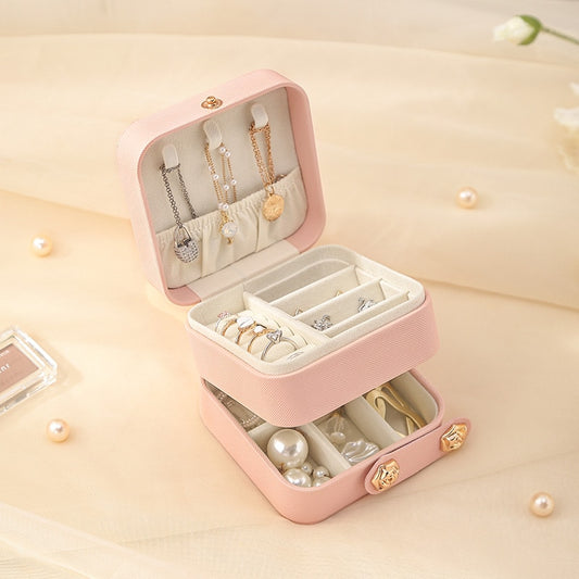 Boîte Bijoux Femme Rose