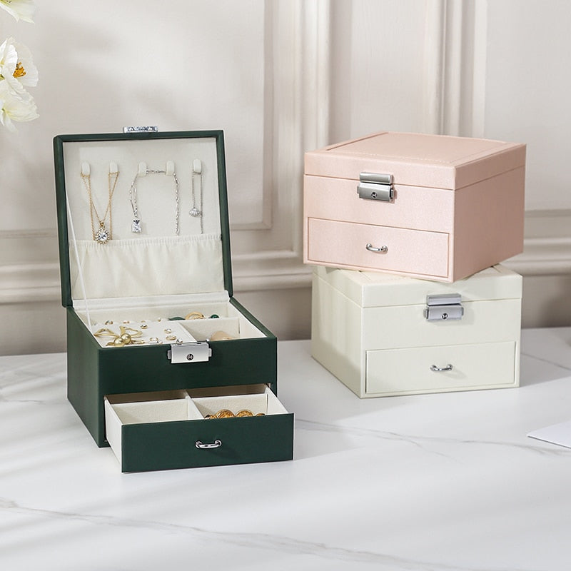 Boîte à Bijoux avec Plusieurs Compartiments