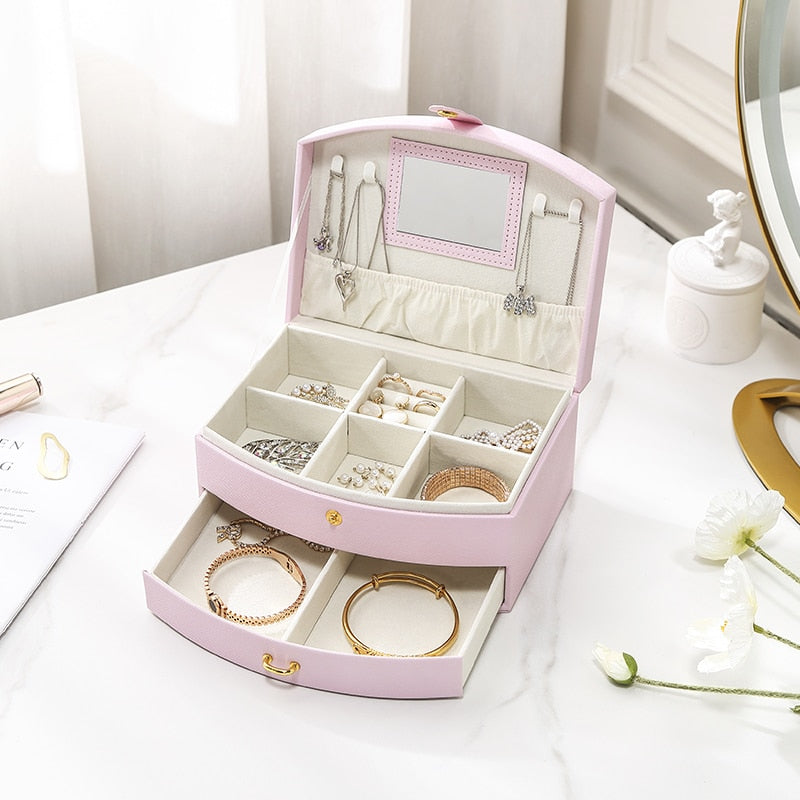 Boite Bijou Femme Cuir