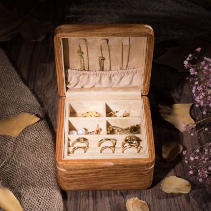 Coffret à Bijoux en Bois de Rose