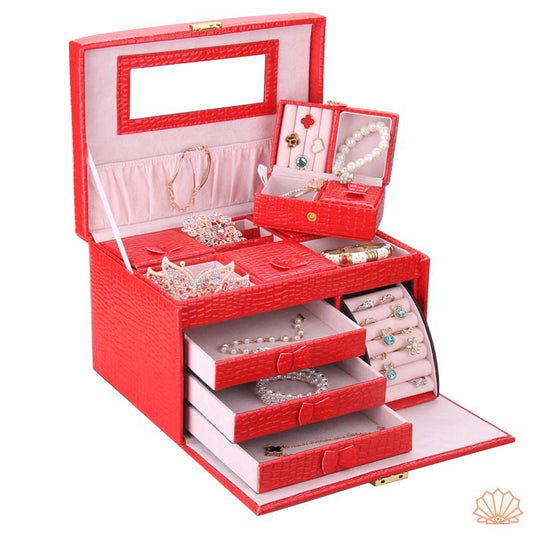 Boîte à Bijoux Rouge | Les Boîtes d'Aphrodite