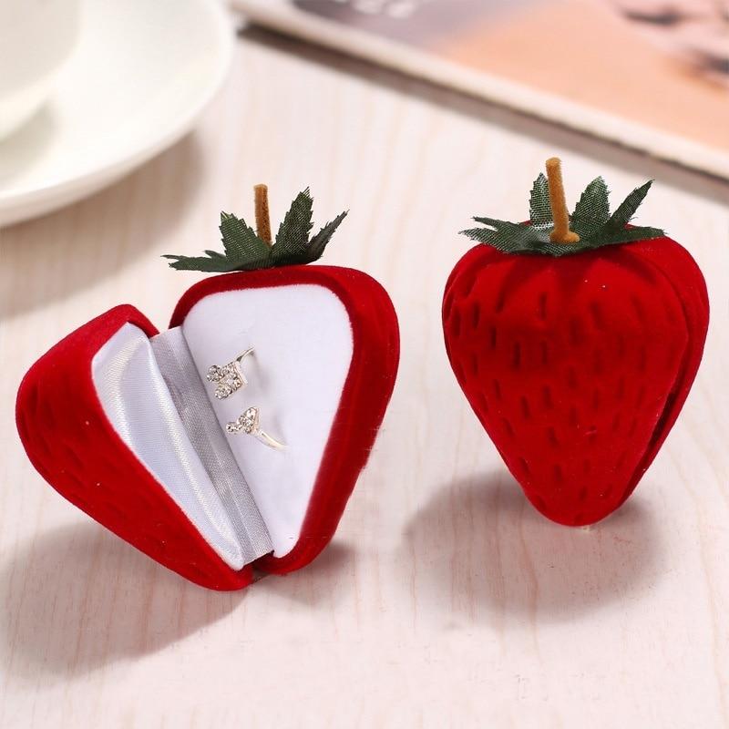 Écrin Bague  Fraise