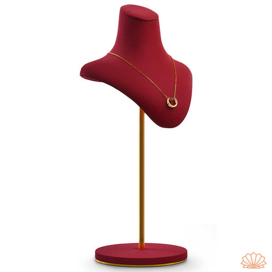 Porte Bijoux Buste Rouge | Les Boîtes d'Aphrodite
